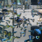 Guppy - Moscow Green guppy fish — Aquaplantz Canada